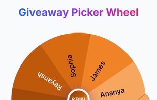 Spin the Giveaway Picker Wheel to instantly pick winners for contests, raffles and giveaways with a simple, fair and reliable spinning wheel.
