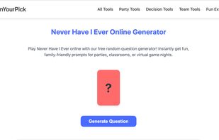 Never Have I Ever Online Generator