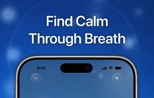 Follow guided breathing to slow down and find calm.