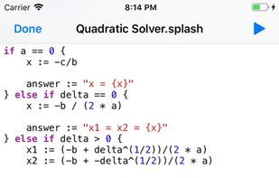 Splash - Programming Language screenshot 1