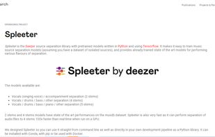 Spleeter screenshot 1