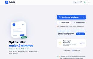 SplitBill (Open Source) screenshot 1