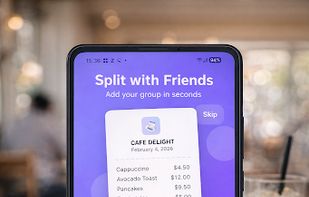 Users can quickly add friends or roommates to a specific bill to begin the splitting process.