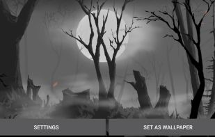 Spooky Forest Live Wallpaper screenshot 2