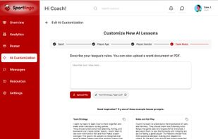 Create custom lessons instantly with AI.