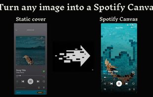 Spotify Canvas before-after