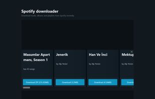 After click on submit you will be able to download the songs.