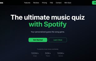 Spotiguess home page