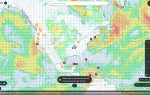 Visualise weather data around the world