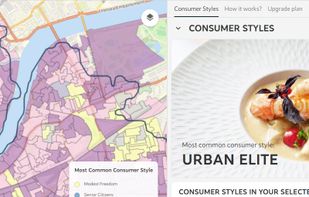 Gain more insights into the customers within a drivetime radius.