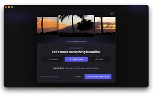 Adjust your wallpaper based on automatic dark mode/light mode system settings