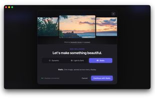 No light mode /dark mode, just one image perfectly positioned across one or multiple monitors