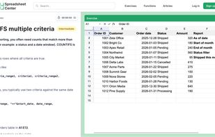 Spreadsheet Center screenshot 1