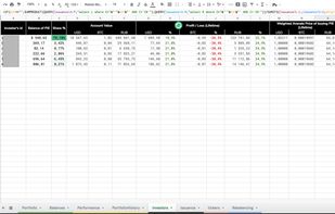 Spreadsheet Fund screenshot 2