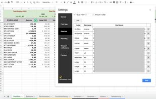 Spreadsheet Fund screenshot 1