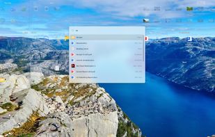Click the desktop and just start typing to find anything in any box.