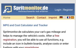 spritmonitor.de screenshot 1
