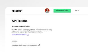 sproof API
