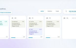 Calendar - week/month/year