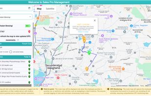 The Employee GPS Tracking system provides real-time location tracking of employees from punch-in to punch-out using GPS monitoring. It records visits, routes, and activities to ensure accurate logging and efficient travel management. The system requires employees to be logged into the CRM app with location and an active internet connection and need device change approval permissions.