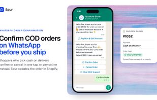 Confirm cash-on-delivery orders on WhatsApp