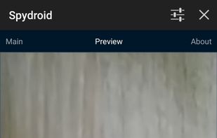 Screenshot Spydroid android main screen 2