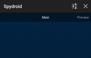 Screenshot Spydroid android main screen 1