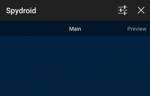 Screenshot Spydroid android main screen 1