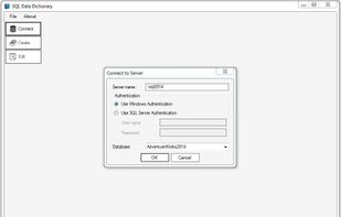 SQL Data Dictionary screenshot 1