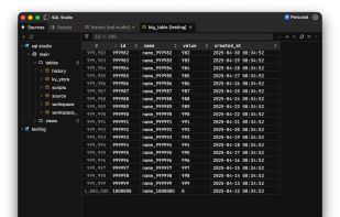 SQL Studio screenshot 3