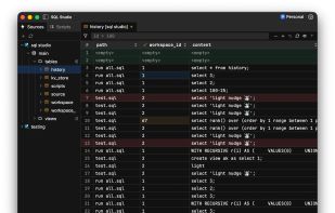 SQL Studio screenshot 2
