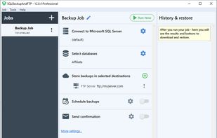 SQLBackupAndFTP screenshot 3