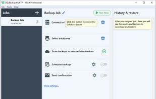 SQLBackupAndFTP screenshot 1