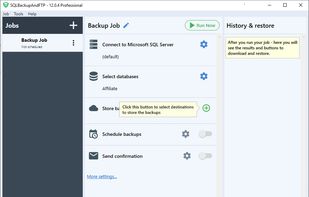 SQLBackupAndFTP screenshot 2