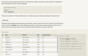 SQLBolt screenshot 1