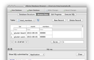 DB Browser for SQLite screenshot 1