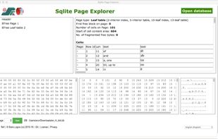 Sqlite Page Explorer screenshot 2