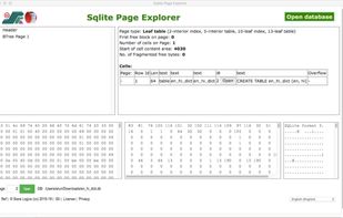 Sqlite Page Explorer screenshot 1