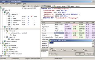 SQLiteSpy screenshot 1