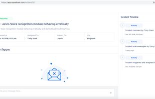 Incident details page in squadcast