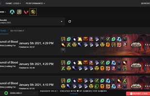 World of Warcraft raid and dungeon tracker