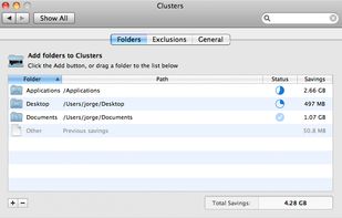 Clusters screenshot 1