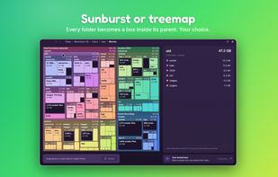 Sunburst or treemap