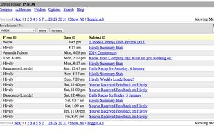 Squirrelmail screenshot 1