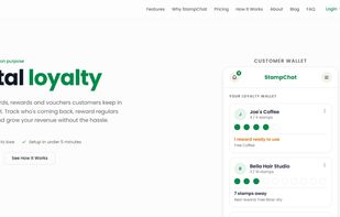 StampChat Homepage
