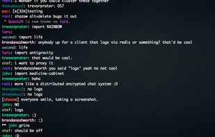 SSH Chat screenshot 1