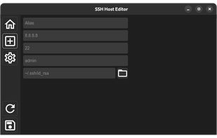 SSH Host Editor screenshot 1