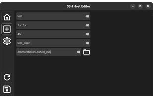 SSH Host Editor screenshot 3