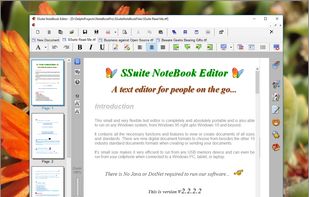 A full featured and very fast portable text editor for people on the go.