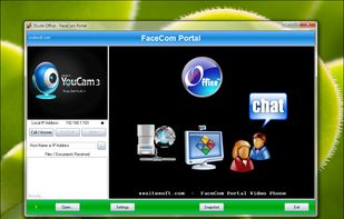 LAN Video phone and file transfer portal.